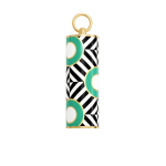 Makeup Lips Cap Green Dots