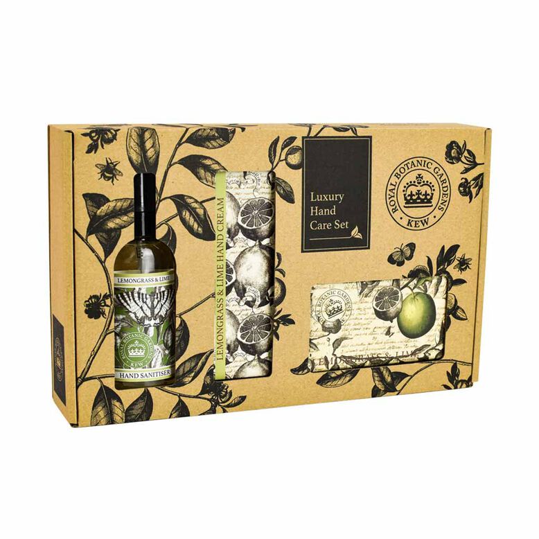 840274006915_1.jpg Kew gardens lemongrass and lime hand care gift box - Image 1